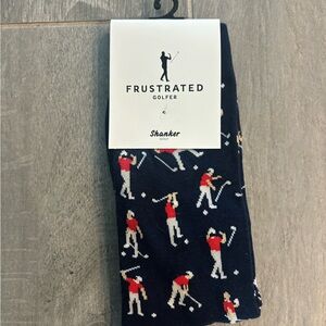 Frustrated Golfer Socks with Golfer Print
